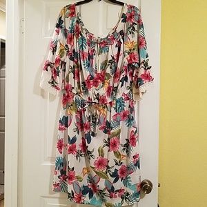 Tropical Dress 2XL
